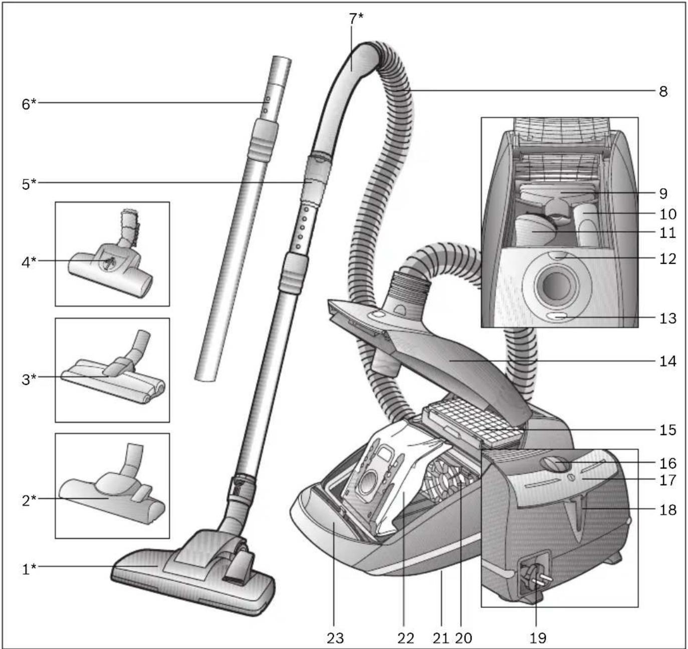 SIEMENS VSZ62512 - Silme ağzı VZ103WD - 1