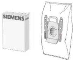 SIEMENS VSZ61240 - Paquet de sacs aspirateur de rechange - 1