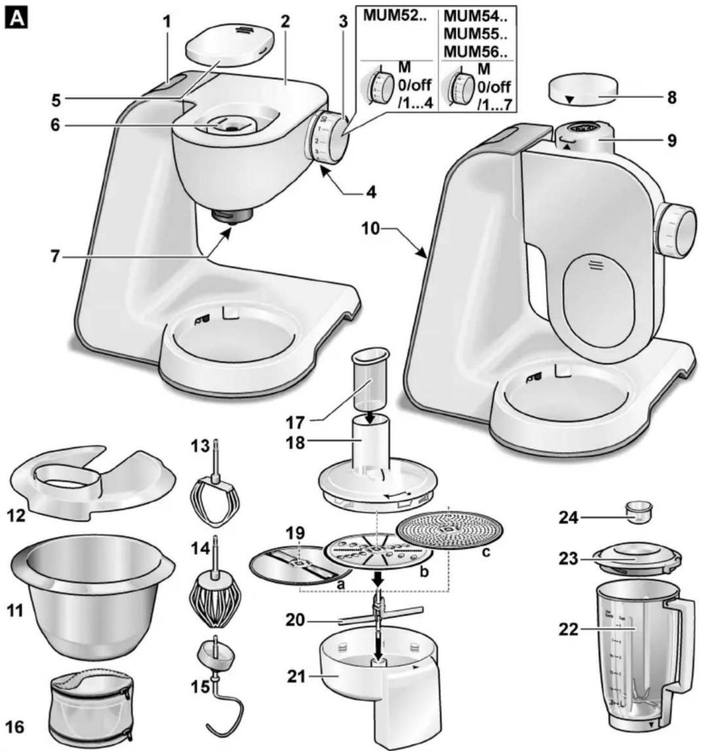 BOSCH MUM55761 - Bosch Home Appliance Group - 1
