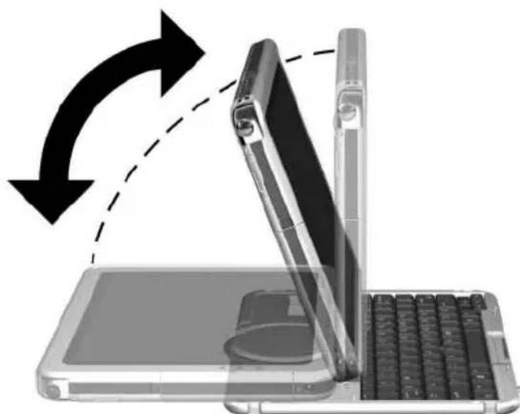 HP Compaq TC1100 - Réglage du PC Tablette et du clavier - 1