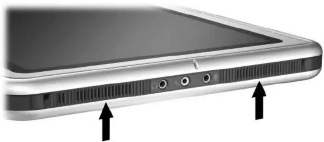 HP Compaq TC1100 - Utilisation des haut-parleurs internes - 1