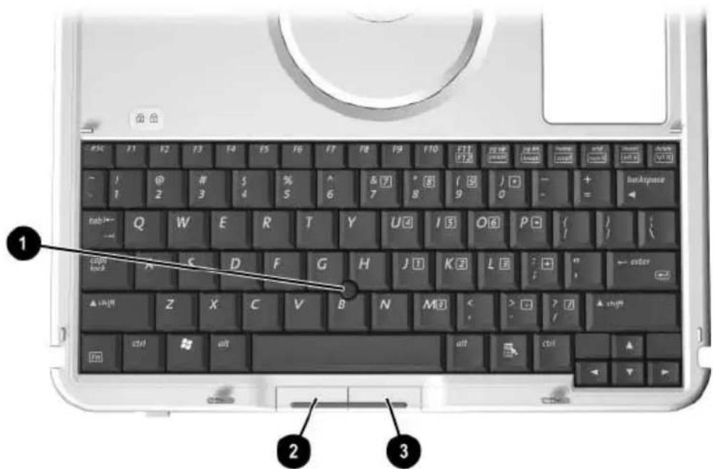 HP Compaq TC1100 - Navigation et selection - 1