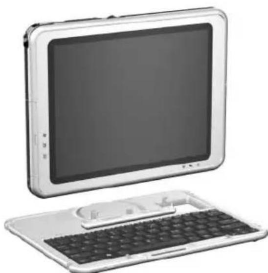 HP Compaq TC1100 - Connexion du PC Tablette au clavier - 2