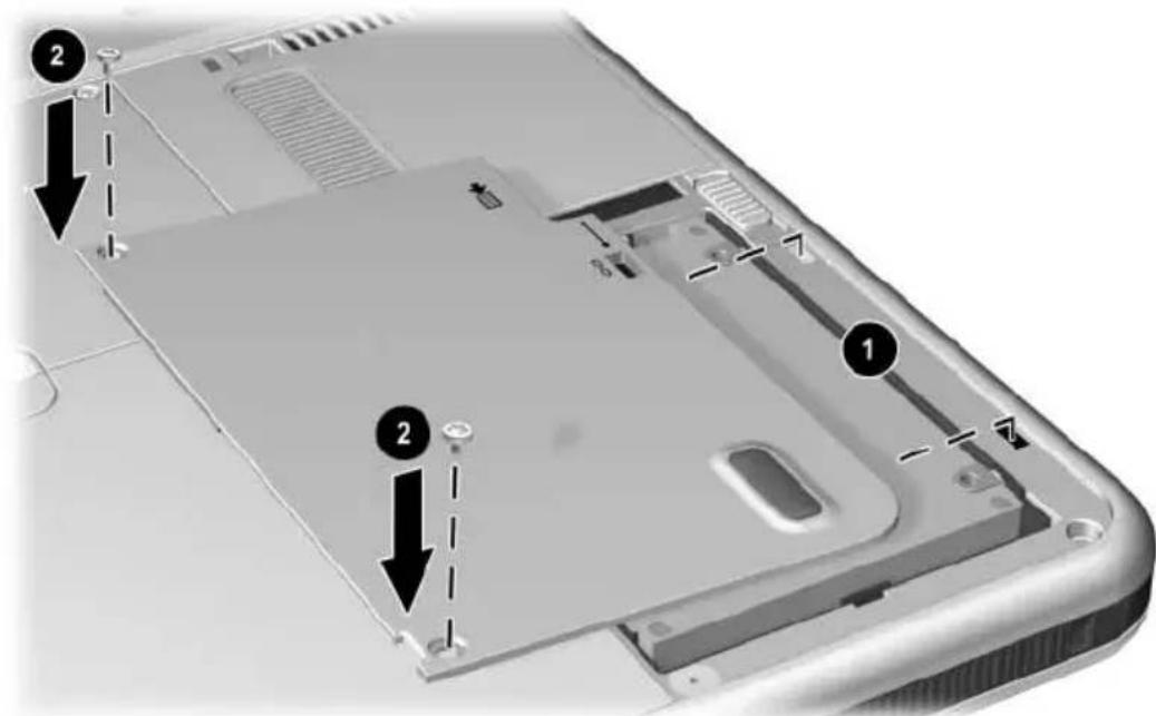 HP Compaq TC1100 - Remplacement du disque dur système - 6