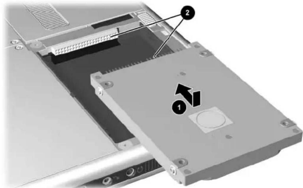 HP Compaq TC1100 - Remplacement du disque dur système - 5