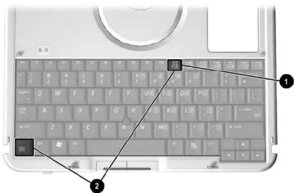 HP Compaq TC1100 - Utilisation de la touche F11/F12 - 1