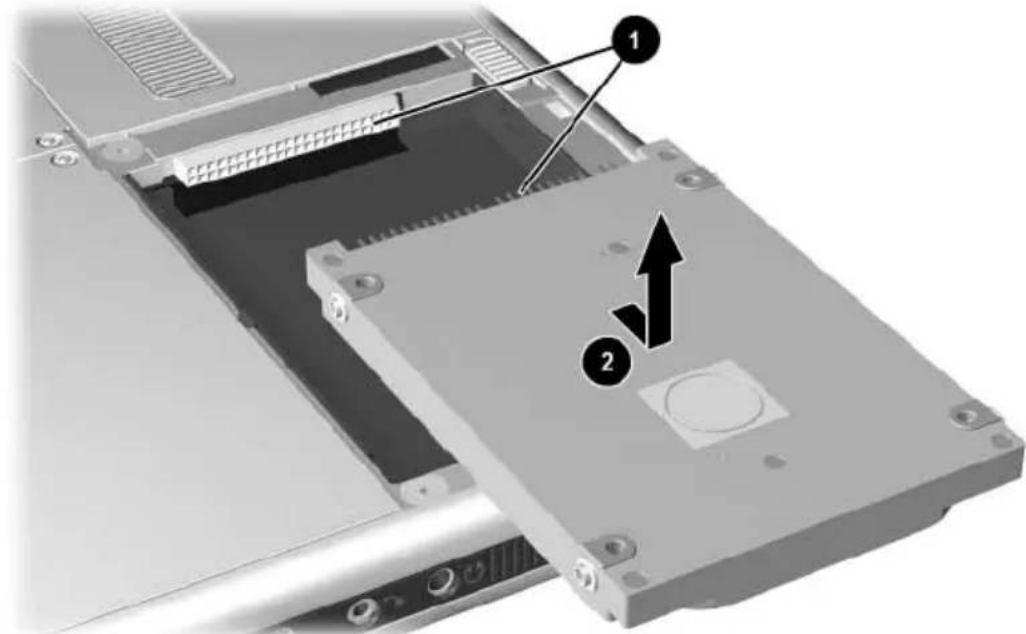 HP Compaq TC1100 - Remplacement du disque dur système - 4
