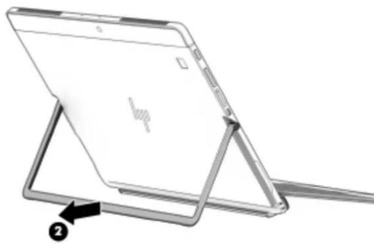 HP Elite x2 1012 G2 - Connexion à un clavier en option - 2