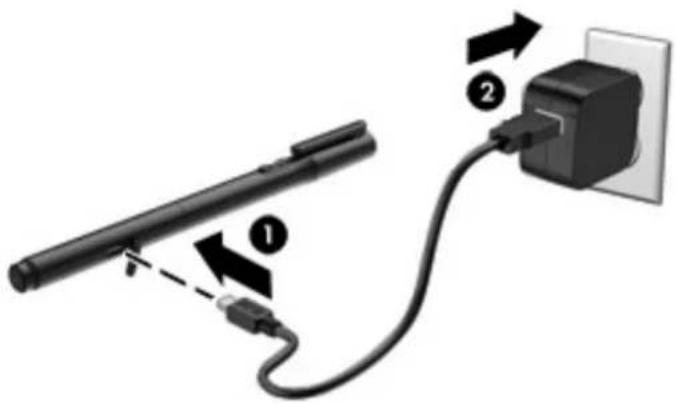 HP Pro Slate 8 - Chargement du stylet HP duet pen - 3