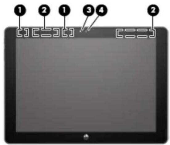 HP Pro x2 612 G2 - Partie avant - 1