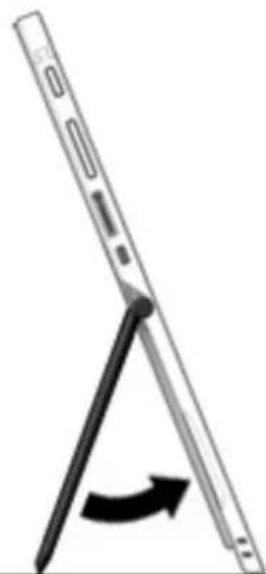 HP Pro x2 612 G2 - Utilisation de la béquille - 2