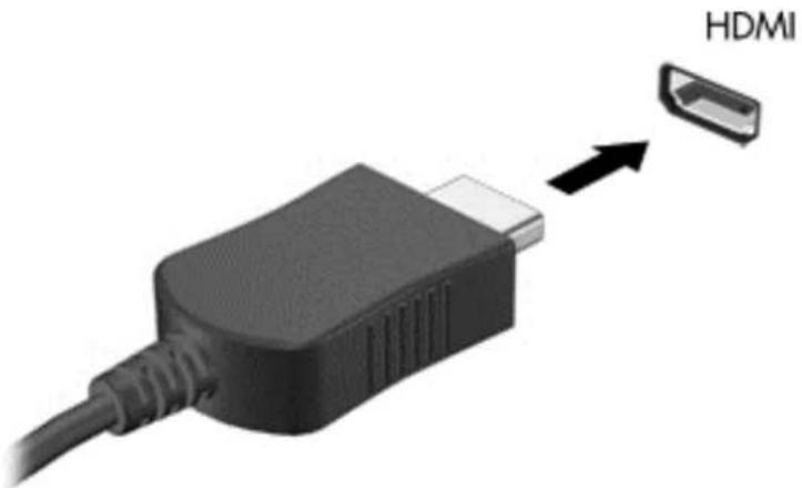 HP Spectre 13 x2 - Connexion de péripériques video à l'aide d'un cable HDMI - 2