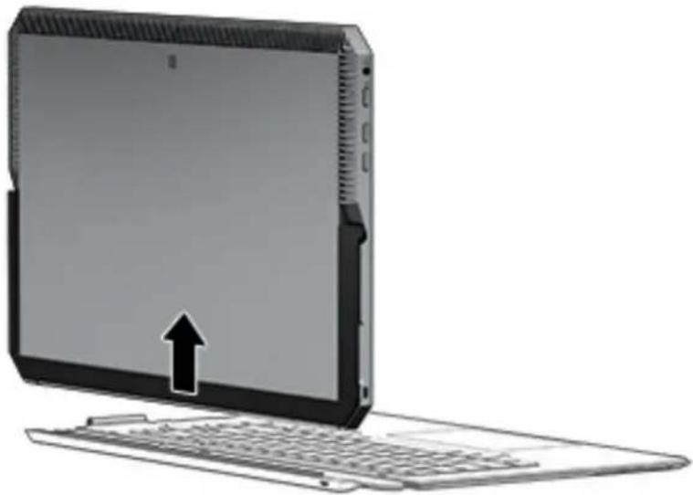 HP ZBook x2 G4 - Retirer la tablette de la station clavier - 1