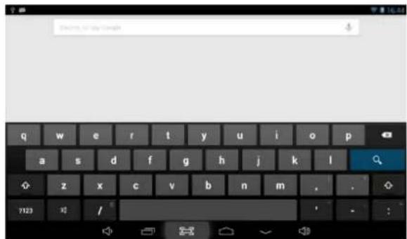 Point of View Mobii 825 - Google Recherche / Recherche vocale - la partie supérieure du bureau - 1