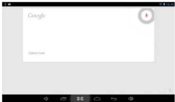 Point of View Mobii 825 - Google Recherche / Recherche vocale - la partie supérieure du bureau - 2