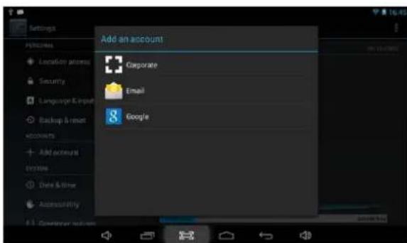 Point of View Mobii 925 - Ajouter un compte - 1