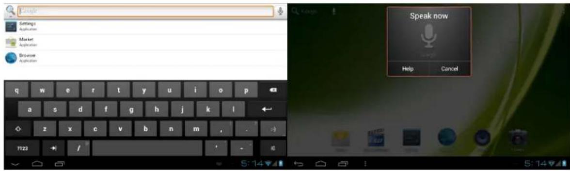 Point of View Mobii 1325 - Google Recherche / Recherche vocale - coin en haut à gauche - 1