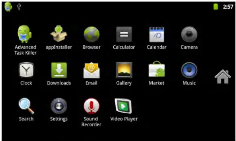 Point of View ProTab 2 - Gestion Du Menu Principale : - 1