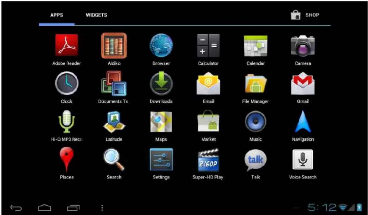 Point of View ProTab 26 - Le tiroir App - coin supérieur droit - 1
