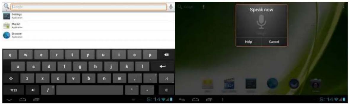 Point of View ProTab 26 - Google Recherche / Recherche vocale - coin en haut à gauche - 1