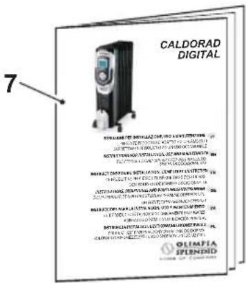 OLIMPIA SPLENDID Caldorad digital - - BESCHREIBUNG DES GERÄTS UND BEDIENUNG - 3