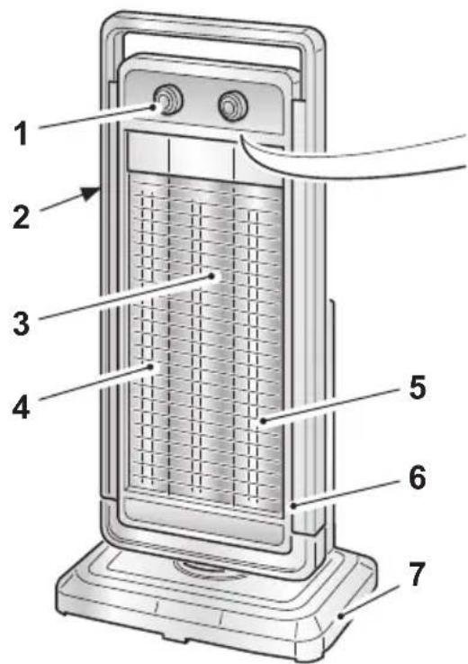 OLIMPIA SPLENDID Solaria Carbon - - DESCrizIONE APPARECCHIO E COMANDI - 1
