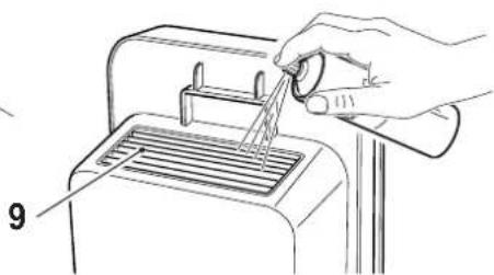 OLIMPIA SPLENDID Aura Li - - REINIGUNG UND WARTUNG - 9