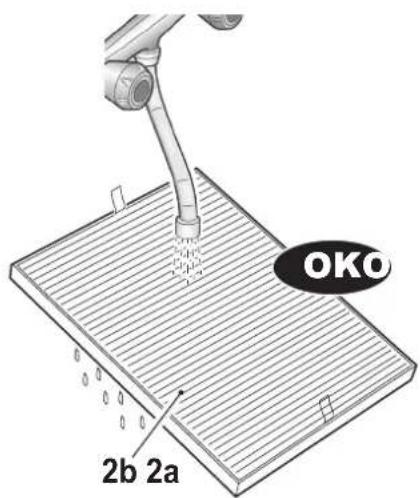 OLIMPIA SPLENDID Aura Li - No utilise unchorro de agua fuerte que podra dañar el bajo. - 1