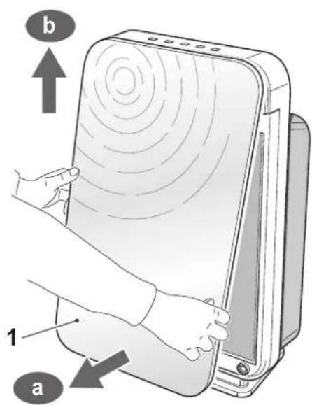 OLIMPIA SPLENDID Aura Li - Enleverles sachetdeprotection des filtres avant I'usage. - 1