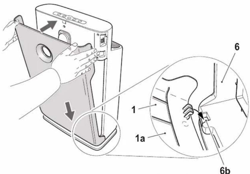 OLIMPIA SPLENDID Aura Di - Prima dell'uso rimuovere il sacchetto protettivo dai filtri. - 4