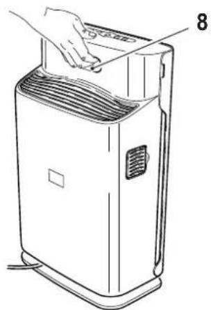 OLIMPIA SPLENDID Aura Di - Enlever le sachet de protection des filtres avant l'usage. - 3