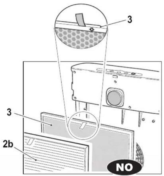 OLIMPIA SPLENDID Aura Di - Enlever le sachet de protection des filtres avant l'usage. - 2