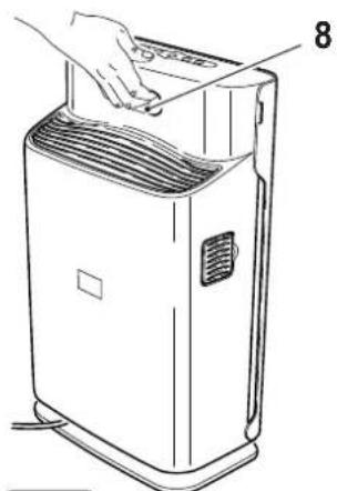 OLIMPIA SPLENDID Aura Di - Prima dell'uso rimuovere il sacchetto protettivo dai filtri. - 3