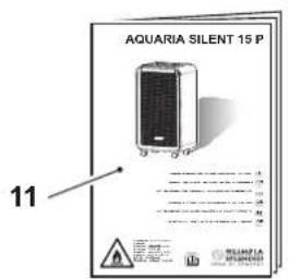 OLIMPIA SPLENDID Aquaria Silent 15 P - - IDENTIFICAZIONE DELLE PARTI PRINCIPALI - 3