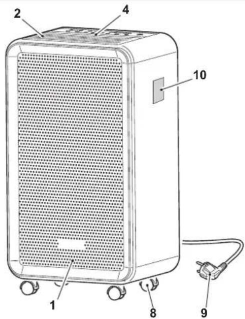 OLIMPIA SPLENDID Aquaria Silent 15 P - - IDENTIFICATION OF THE MAIN COMPONENTS - 1