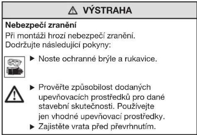 Hormann RollMatic - BezpečnostíPokyny - 1