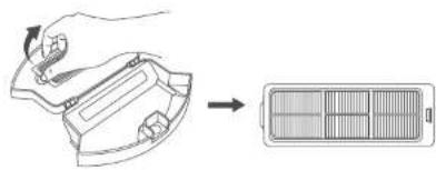 eufy RoboVac 25C - Limpieza de los filtros y el recolector de polvo - 3