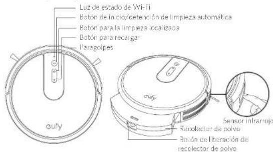eufy RoboVac 25C - Anatomía del RoboVac - 1