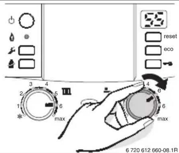 ELM LEBLANC NGLS245H - Appareils NGVA/NGLA/CGVA/CGLA : Régler la température d'eau chaude sanitaire - 1