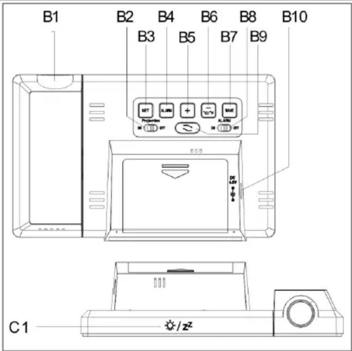 TECHNOLINE WT538 - Advertencias de seguridad sobre las pilas - 4