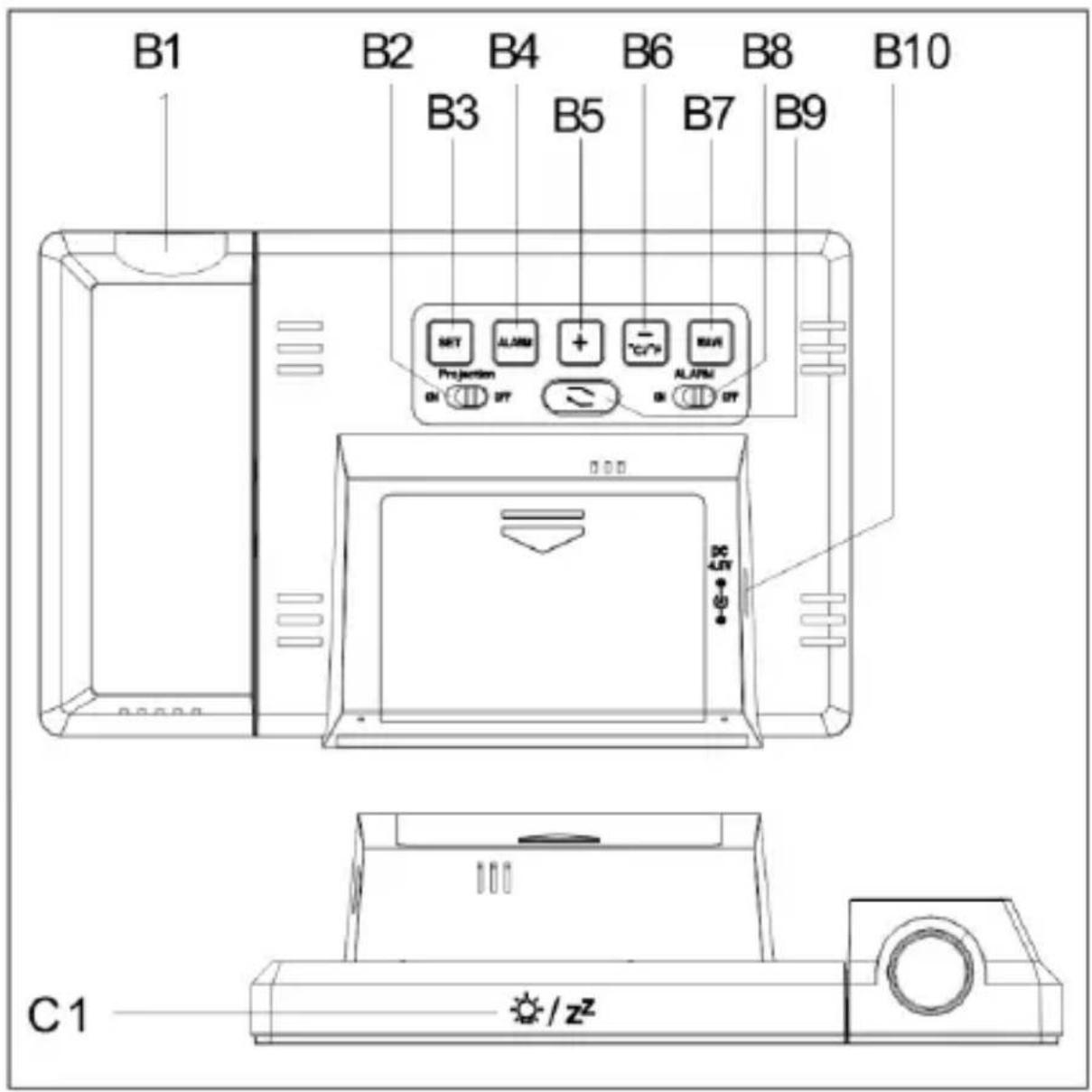 TECHNOLINE WT538 - SPECIFICATIONS - 1