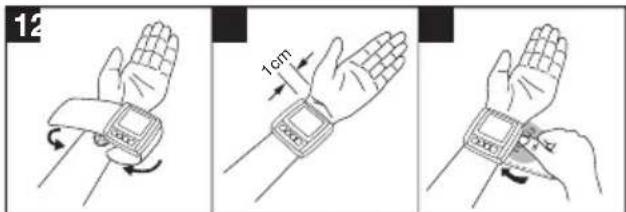 SANITAS SBC 21 - Measuring blood pressure Attach the cuff - 1