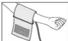 SANITAS SBM 18 - Attaching the cuff - 1