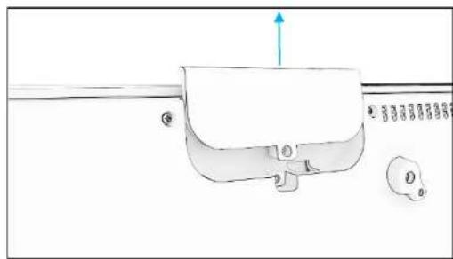 ELO 6553L - Montage du haut-parleur audio en orientation portrait (optionnel) - 5