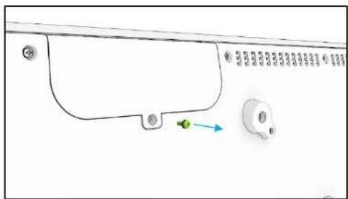 ELO 6553L - Montage du haut-parleur audio en orientation portrait (optionnel) - 4