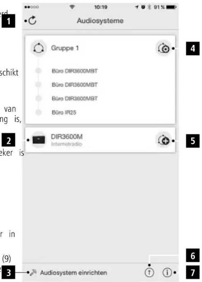 HAMA IR360MBT - Interface / Indeling van het UNDOK-startschem - 1