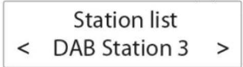 Soundmaster UR190WE - Tuning to a DAB station - 1