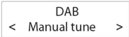 Soundmaster UR190WE - Manual tune (Sintonizzazione manuale) - 1