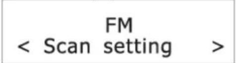 Soundmaster UR190WE - Scan setting - 1