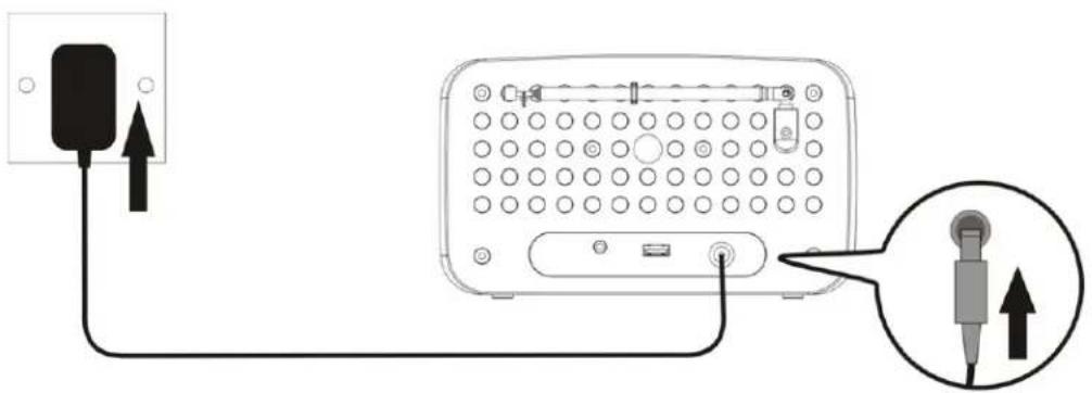 Soundmaster UR190WE - Aansluten op het elektriciteitsnet - 1